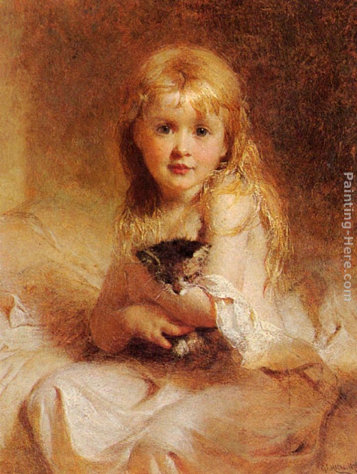 Young Companions painting - George Elgar Hicks Young Companions art painting